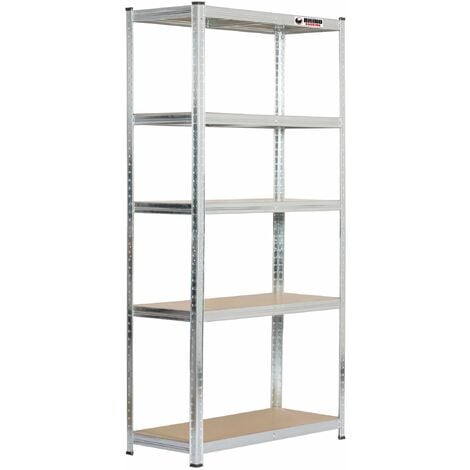 2X Heavy Duty(160cm x 80cm x 40cm) Metal Galvanised Shelving Rack Unit 4  Tier.