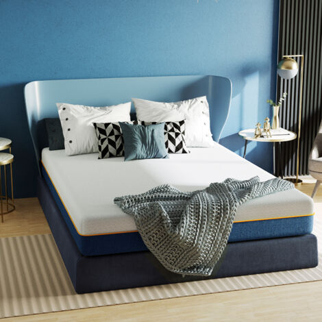 PurrJoys Materasso Queen Size Rigido da 30,5 cm, Ibrido in Memory Foam