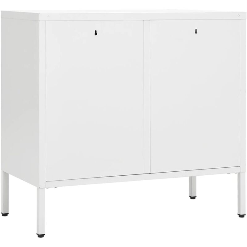 Credenza bassa,Armadietto,Mobile da Cucina Bianca 75x35x70 cm in