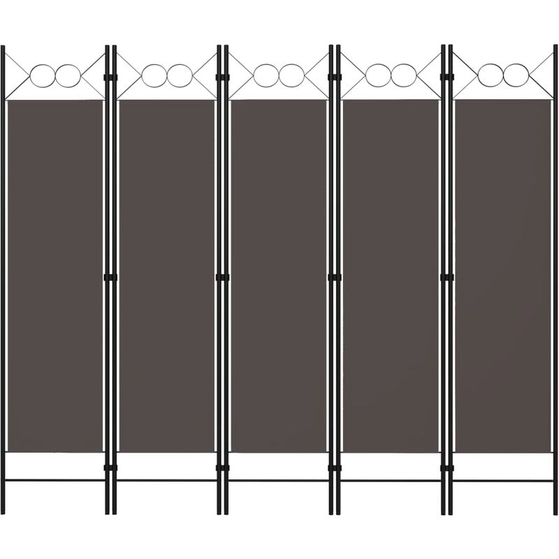 Paravento a 5 Pannelli，Pannelli Divisori，Frangivista Separé Divisorio per  Ambienti in Bambù 200x180 cm BEV26803 MaisonChic