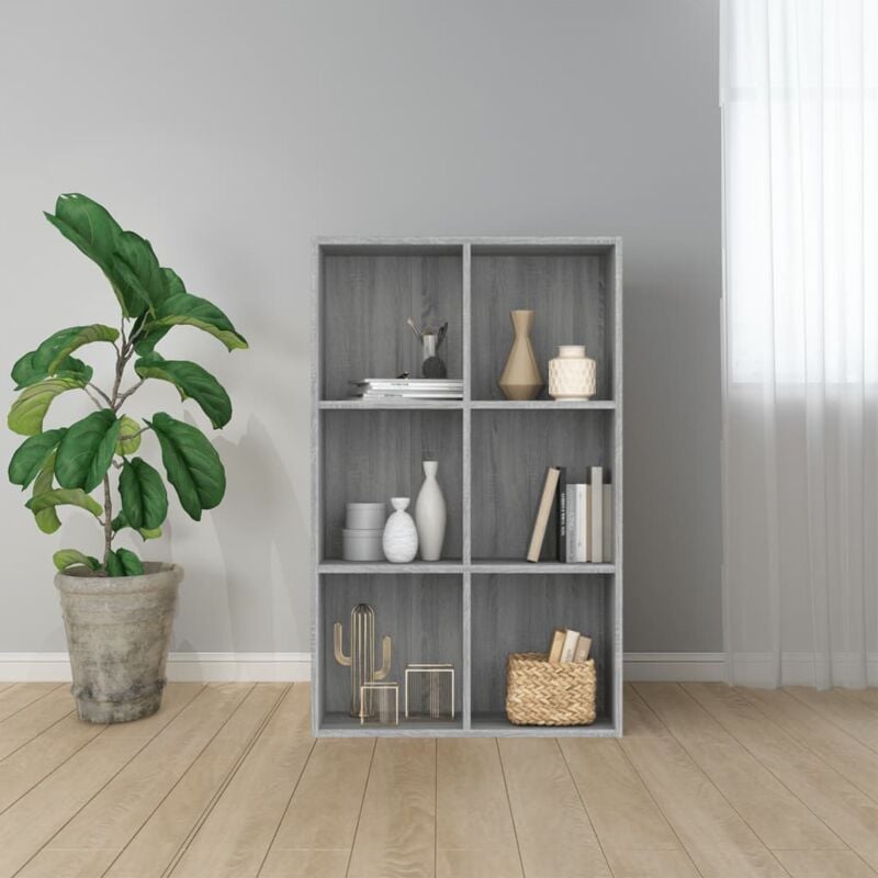 Credenza da cucina Alto Libreria Portaoggetti da Terra a 4 Ante – Vicco