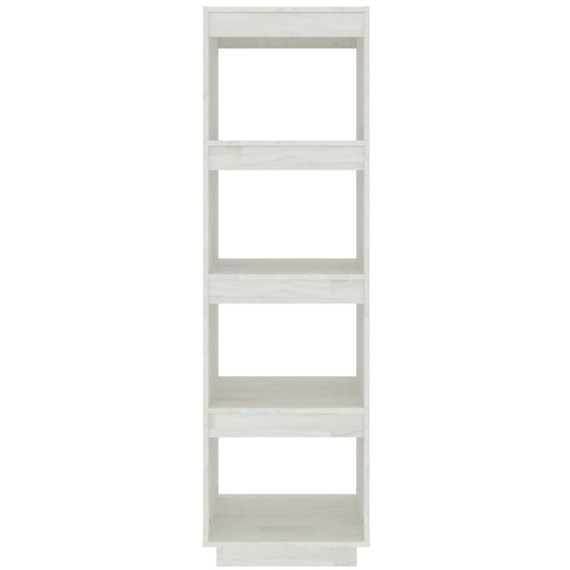 Libreria/Divisorio，Scaffale，Armadio per libri Bianco 40x35x135