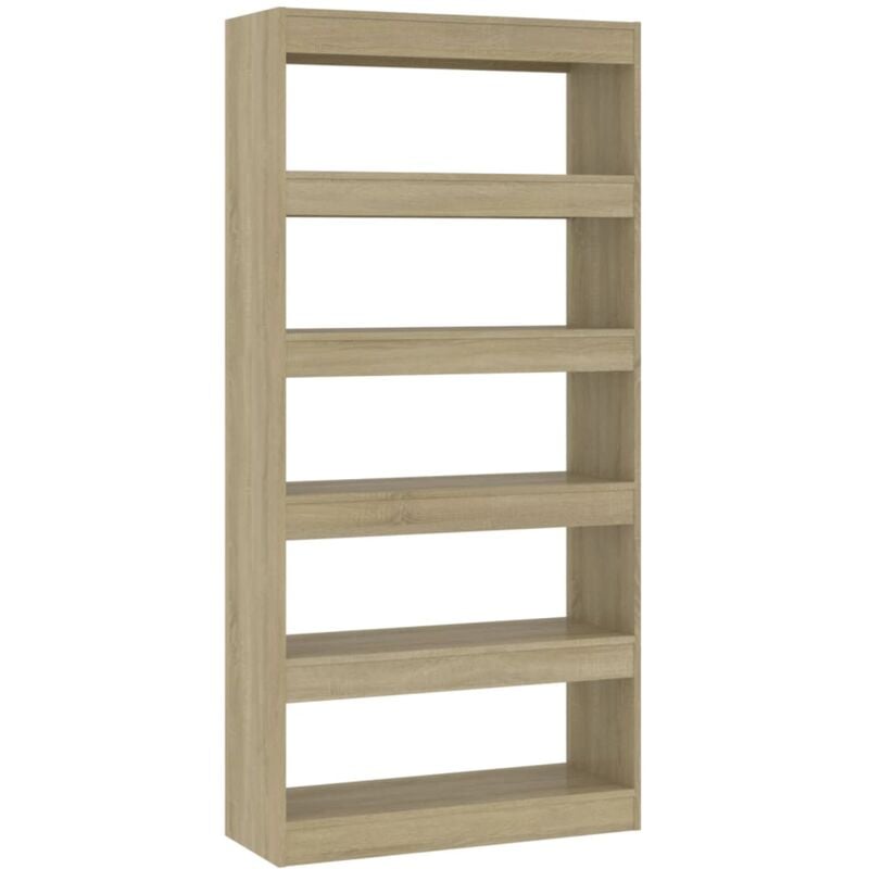 Libreria/Divisorio，Scaffale，Armadio per libri Bianco 100x30x123,5 cm  MCI704610 MaisonChic