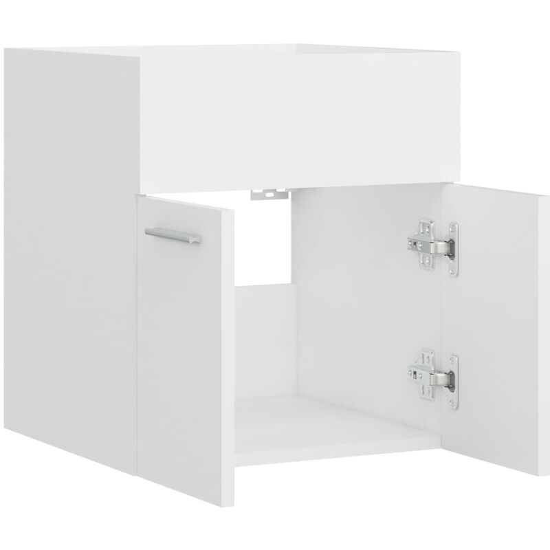 Mobile Sottolavabo，Armadietto da Bagno Sotto Lavello，Credenza Sottolavabo  Bianco 41x38,5x46 cm in Multistrato XZZ346149 MaisonChic