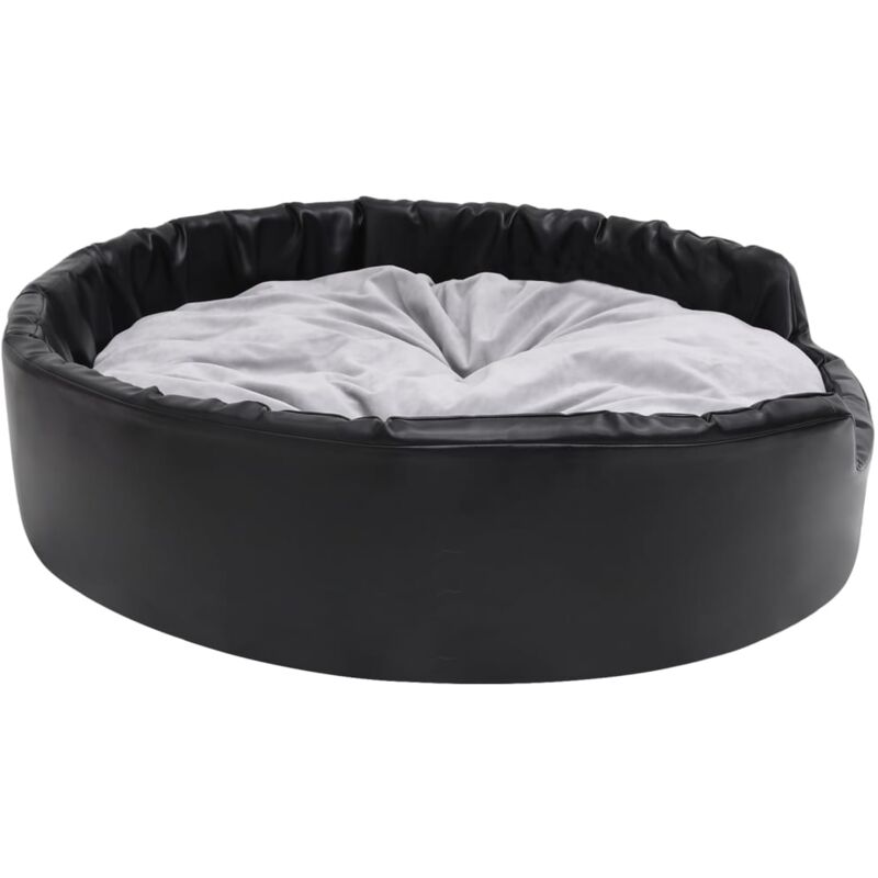 EASYCOMFORT Brandina Lettino per Cani in Metallo e Tessuto Oxford con Sacca  di Trasporto, 122x92x23cm, Marrone e Nero