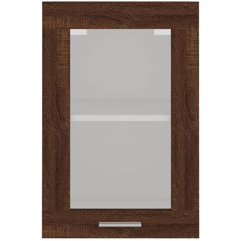 VidaXL Mobile pensile rovere marrone 39,5x31x60cm in legno multistrato Pensili  da cucina 