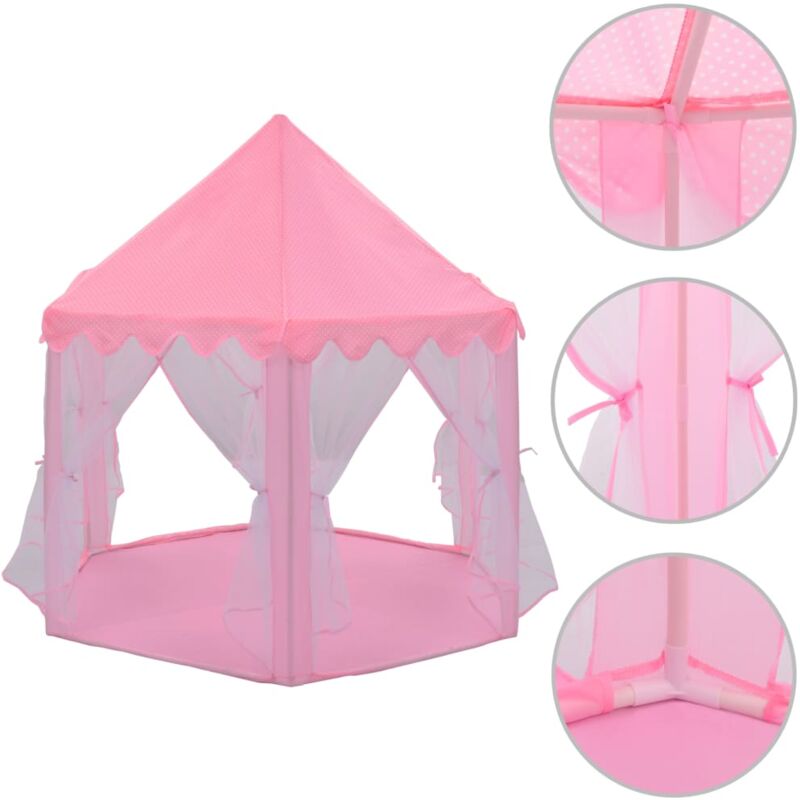 Tenda Giocattolo Princess Rosa vidaXL 54603