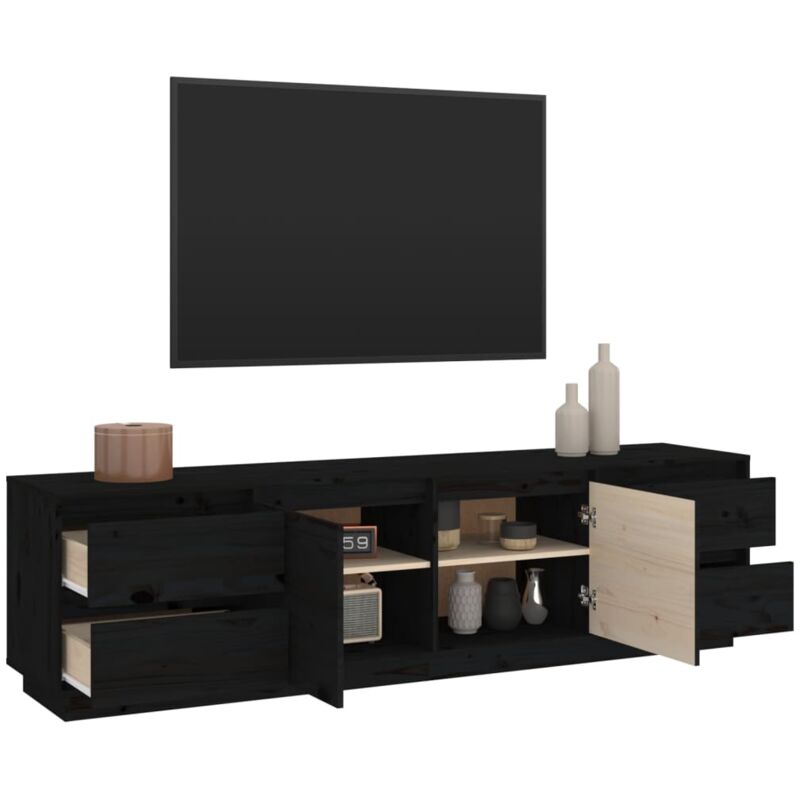 Mobile basso porta tv nero 170x52x45 codice LW-456