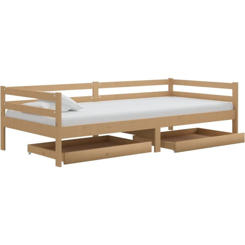 Letto Singolo Moderno Struttura Letto Divano Letto con Cassetti