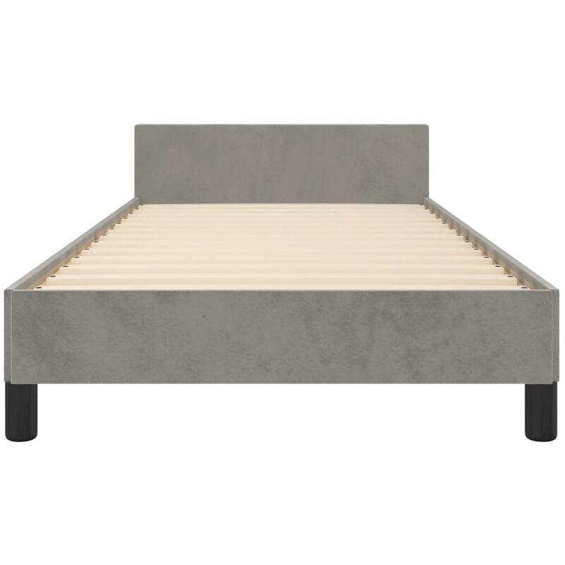 Letto Singolo con Testiera Moderno Struttura Letto Giroletto