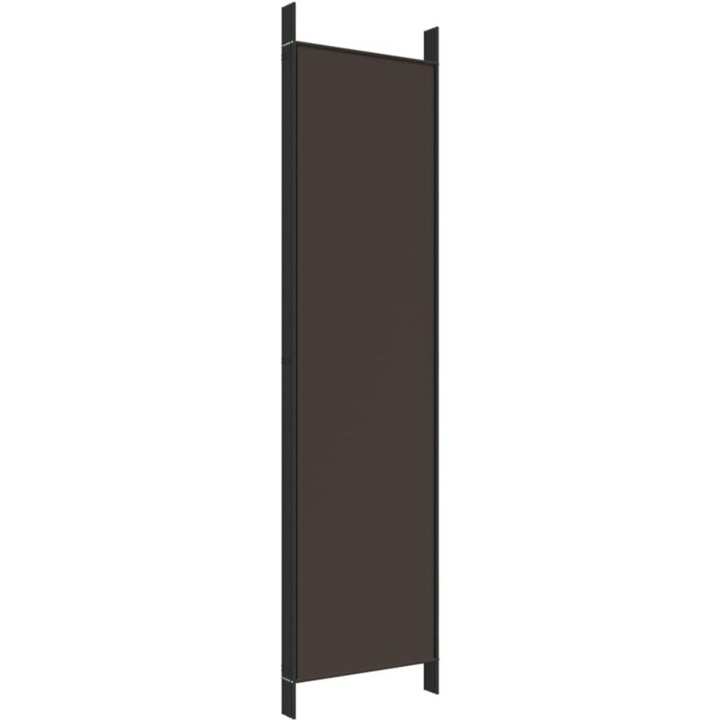 PARAVENTO DIVISORIO SEPARÈ per interni legno MDF HL176x132cm 3 ante marrone  nero EUR 79,95 - PicClick IT