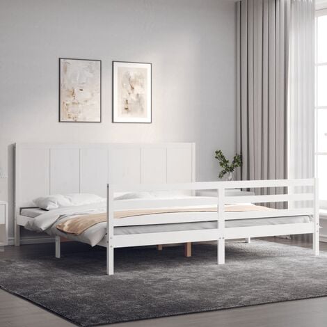 Letto per bambini con testiera e pediera design moderno bianco varie  dimensioni dimensioni : 70x140 cm