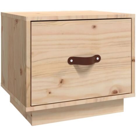 Comodino da Camera da Letto，Tavolino da notte，Armadietto Cassettiera  Cameretta 40x34x35 cm in Legno Massello di Pino FVVBE654208 MaisonChic