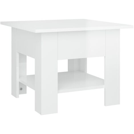 WIFESE Tavolino Da Letto 79x49x41 cm Tavolino Salotto Bianco Lucido Tavolino  Divano Tavolino Basso Tavolini Da Caffe Tavolino Salotto Piccolo Legno  Multistrato Coffee Table : .it: Casa e cucina