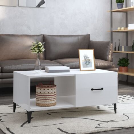 Tavolino Basso Da Salotto Tavolo In Legno Con Gambe In Metallo Sala Da Pranzo Ufficio Ingresso Design Moderno Elegante 90 X 60 X 40 Cm Nero Frassino 89684480
