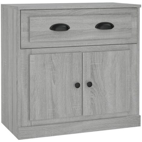 Credenza bassa,Armadietto,Mobile da Cucina Grigio Sonoma 70x35,5x67,5 cm in  Legno Multistrato -BY94336