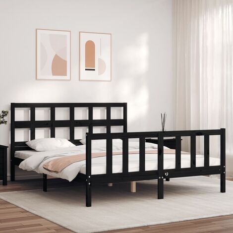 Telaio Letto Senza Molle Telaio Letto King Size Con Contenitore, Altezza 45,7 Cm - Struttura In Acciaio, Montaggio Facile, Silenzioso Telaio Letto Silenzioso E Resistente