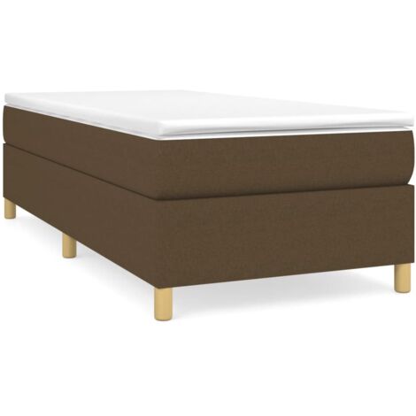 Struttura Letto per adulti,Telaio del letto,Giroletto Marrone Scuro in  Legno Massello di Pino 90x200