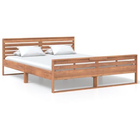 Letto singolo in teak 190 x 90 cm - Mobili per la camera - Tikamoon