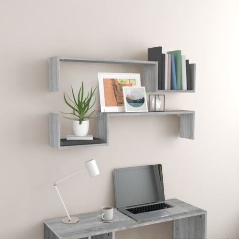 Acquista Mensole per libri 45 x 15 cm - Set di 2 - Bianco - Acciaio