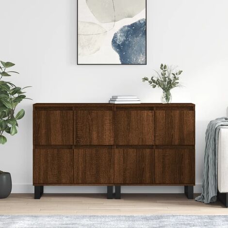 Armadietto Pensile In Legno Multistrato Rovere - 60x31x60 Cm, Per Bagno, Soggiorno, Camera, Montaggio A Parete