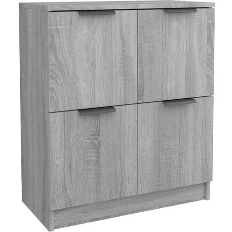 Credenza，Madia per salotto，Buffet da cucina Grigio Sonoma 60x30x70 cm in Legno  Multistrato MCI998490 MaisonChic