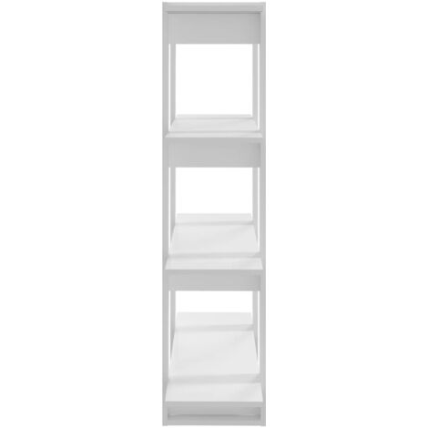 Libreria/Divisorio，Scaffale，Armadio per libri Bianco 100x30x123,5 cm  MCI704610 MaisonChic