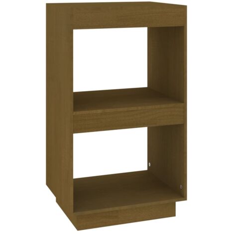 Libreria Nera 40x35x71 cm Legno di pino massiccio