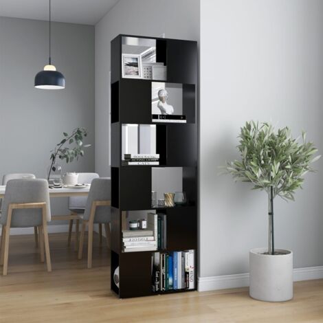 vidaXL Libreria/Divisorio Nera 100x24x94 cm