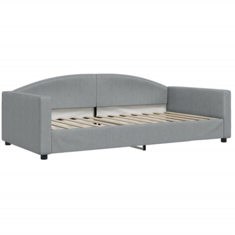 Divano Letto Estraibile Materassi，Sofa Soggiorno，Divano convertibile Grigio  Chiaro 100x200 Tessuto MCI594542 MaisonChic