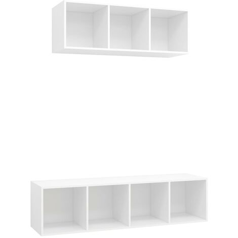 Set di 6 piedini per mobili per scaffale Ikea Kallax bianco 