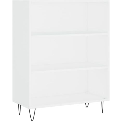 Maison Exclusive - Libreria Nera 69,5x32,5x90 cm in Legno