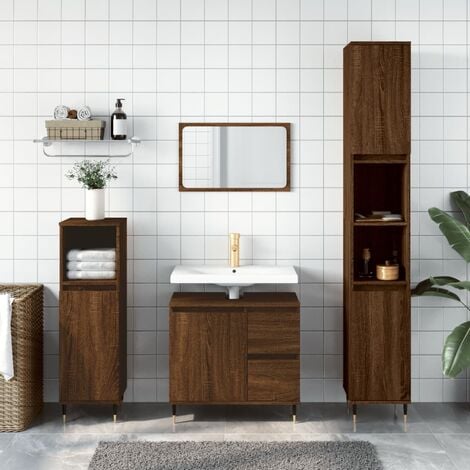 Mobile bagno con lavabo 65 cm shabby chic in legno - solo base - Le Chic  Arredamenti