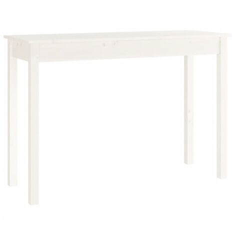 Tavolo Consolle，Tavolo da ingresso，Consolle Salvaspazio e Multiuso per  Soggiorno, Ingresso e Corridoio Nero 110x40x75 cm in Legno Massello di Pino  CNWI402744 MaisonChic