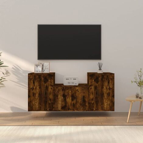 MOBILE BASSO PORTA TV TELEVISORE CREDENZA SALOTTO INGRESSO CUCINA LEGNO  ROVERE