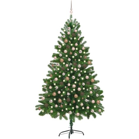 Rotex Albero di Natale innevato Artificiale Tirolese folto cm 180 210 230  270 (180 cm) : : Fai da te