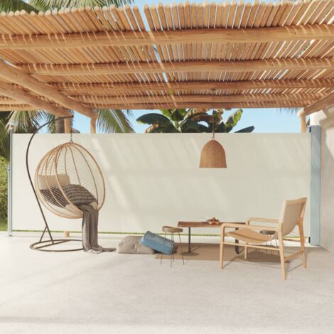 Tenda da sole laterale retrattile 180 x 500 cm grigia 020007337