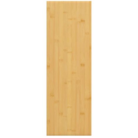 Scaffale Da Parete In Bambù 2 Ripiani Con Barra Asciugamani - Per Bagno E Cucina, Naturale - Foto 6