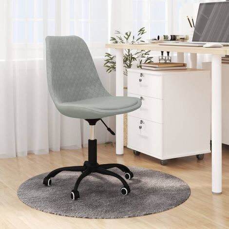 Stil Sedie Sedia da scrivania con rotelle girevole per ufficio e cameretta  in tessuto (Grigio) : : Casa e cucina