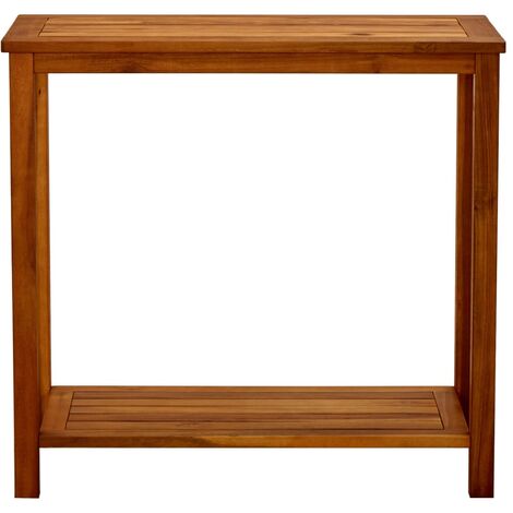 Tavolo da Giardino, Tavolo Consolle da Giardino 80x35x75cm Legno Massello di  Acacia vidaXL 4986