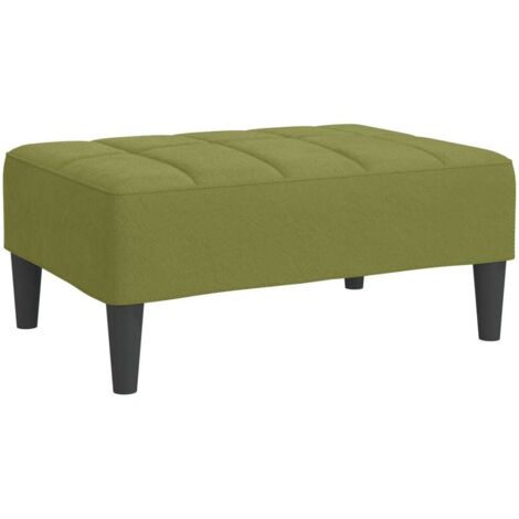 Poggiapiedi Verde Chiaro 78x56x32 cm in Velluto vidaXL 10814