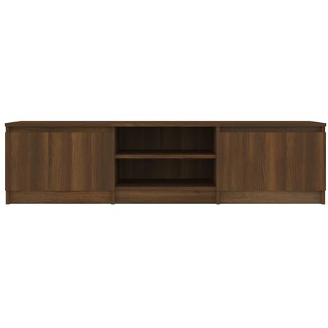 Mobile Porta TV  Mobile da soggiorno Rovere Marrone 140x40x35,5 cm in Legno Multistrato ITD26463