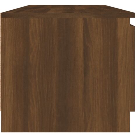 Mobile Porta TV  Mobile da soggiorno Rovere Marrone 140x40x35,5 cm in Legno Multistrato ITD26463