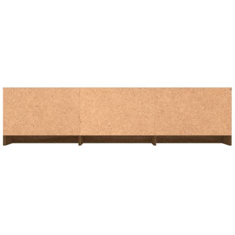 Mobile Porta TV  Mobile da soggiorno Rovere Marrone 140x40x35,5 cm in Legno Multistrato ITD26463