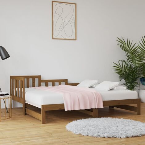 Letto Singolo in Legno Salvaspazio con Cassettone Estraibile 90x200