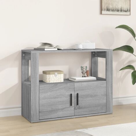 Credenza CONSOLE CASSETTIERA ARMADIO SOGGIORNO ARMADIO GRIGIO SCURO – Vicco