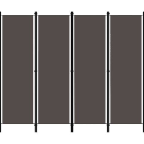 Paravento Divisorio a 4 Pannelli Separé per interni ed esterni