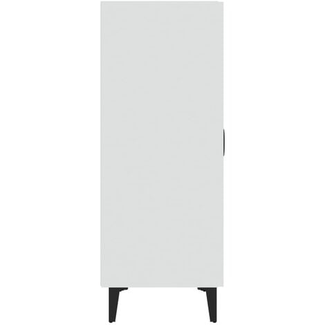 Credenza Madia Moderna Buffet da cucina Bianca 70x34x90 cm in