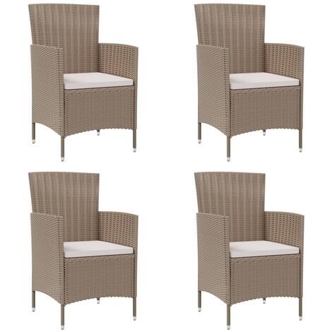 Set 4 Cuscini Per Sedie 40x40 Cm - Verde, Sfoderabili, Cotone, Per Interno Ed Esterno