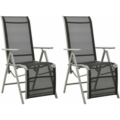 Pack 2 Sedie da Giardino in Alluminio Eika